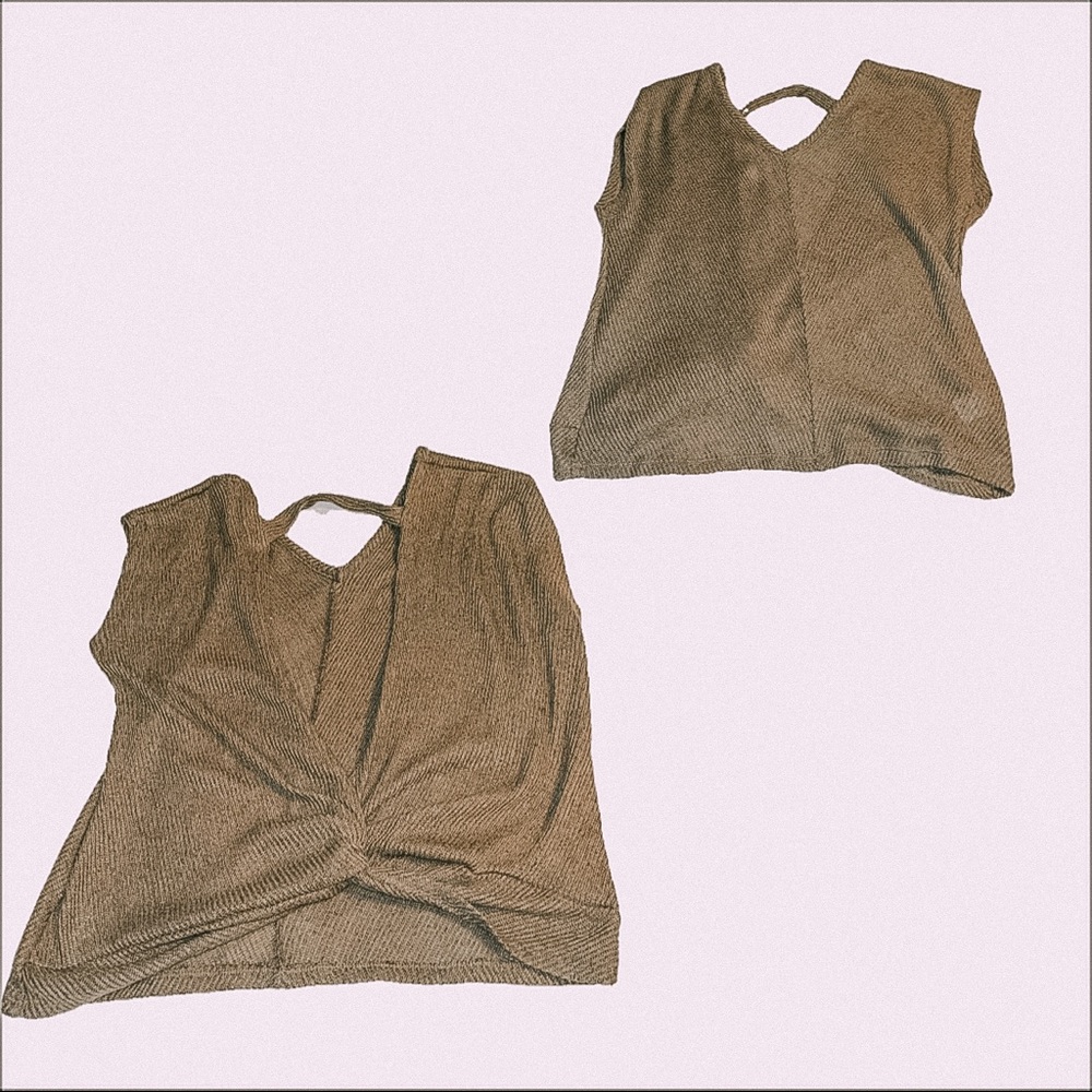 Open Back Sweater Shirt